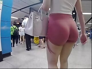 Juicy and sweet Asian babe with an ass just like a peach hidden camera asian