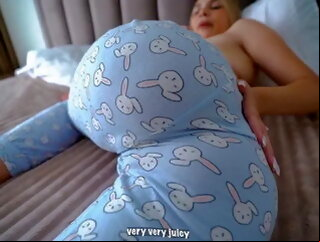 Mom seduces Step-Son with Door Open pajamas mom